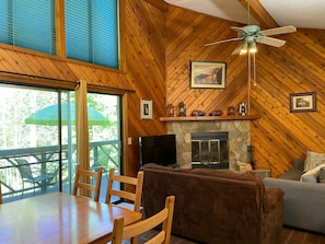 Plenty of views from the open plan living room