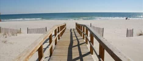 Boardwalk to beach