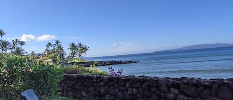 Amazing private view of the ocean from the lanai.