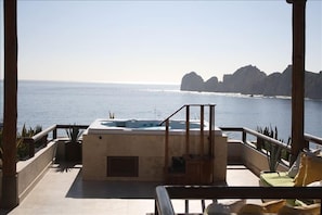 Views of Lands End, Medano Beach & Sea of Cortez from the Private Roof Top Patio