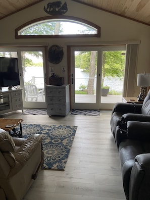 Lake view from living room