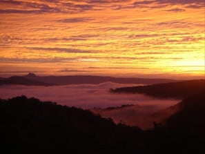 Sunrise and view from deck