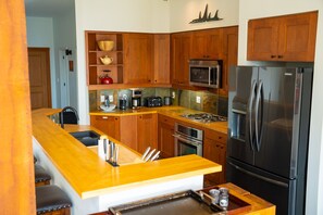 Well stocked kitchen