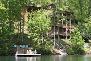 A view of our home from the lake