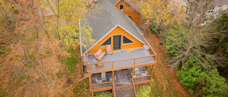 View from above the cabin.