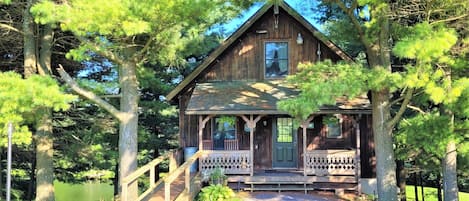 The cabin in August