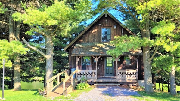 The cabin in August