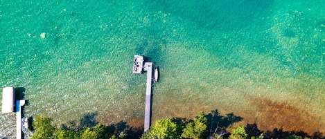 Overview of dock. The best swimming you will experience.