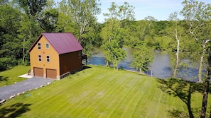 View from the back of the cabin