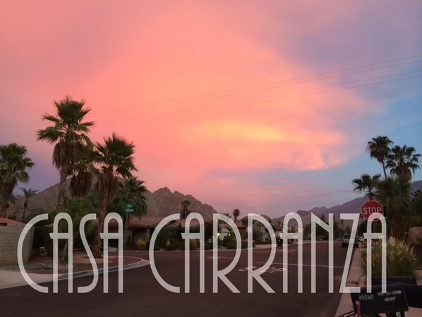 Enjoy Casa Carranza's  sunsets and sunrises.