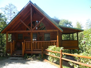 Cabin on a sunny day