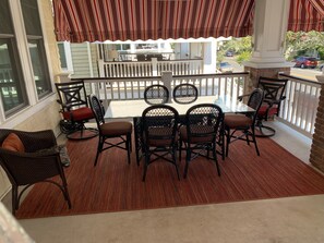Dining Area on Front Porch