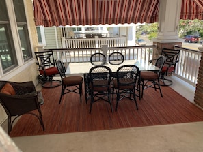 Dining Area on Front Porch