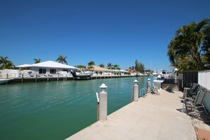 View down canal