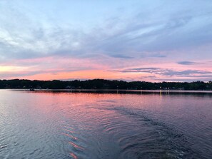 Breathtaking evening views of Bohners Lake