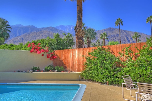 View of San Jacinto Mountain Range from back yard