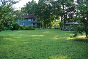 Fenced yard