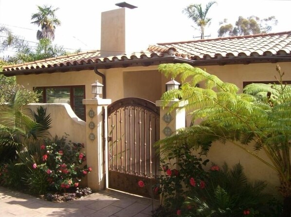 Iron gated entry