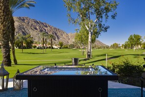 Fire table overlooking the 11th Hole of Arnold Palmer 