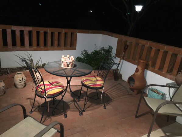 Evenings on the patio are so peaceful!