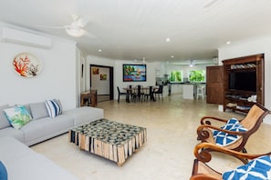 Downstairs living area