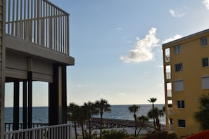 Beach view from the Balcony