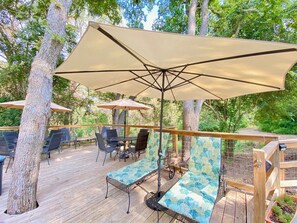 Pool deck seating