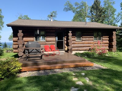 Front of the cabin.