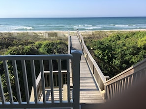 Ocean front from lower deck