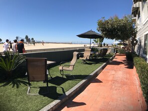 Boardwalk and Beachfront Yard