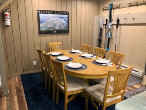 Room for 8 around the table for fun times!