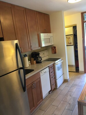 Kitchen with full size appliances