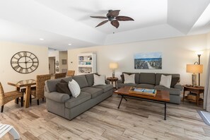 Family Room looking toward Dining & Foyer