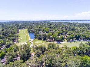 5th Fairway of Harbour Town Golf Link. Our home is located across street.  