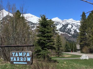 Our driveway, Yampa Condo