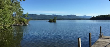 View from the dock