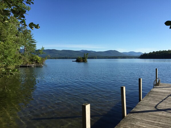 View from the dock