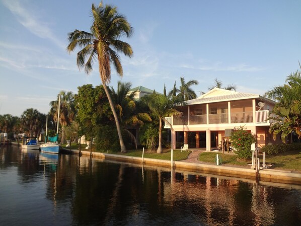 Bokeelia Boathouse from the water