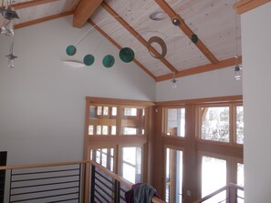 Front hall. View of the lake when you come in. 