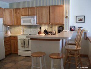 Clean well-equipped kitchen