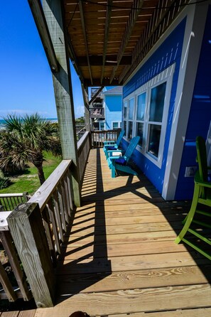 Deck off the main living area