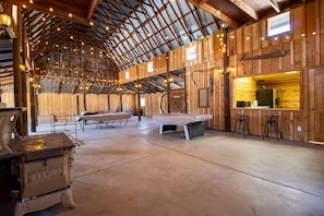 Our barn is the perfect atmosphere for any gathering.