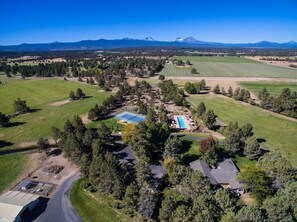 Aerial view of Sweetums Ranch