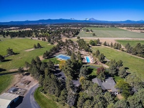 Aerial view of Sweetums Ranch