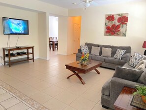 Huge open family room