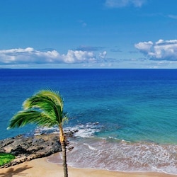 Portion of Living room & Lanai's horizon reaching endless views straight ahead