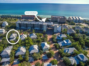 Bliss Beach House just off of the famous 30A, steps to the beach and pool!