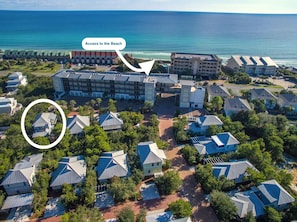 Bliss Beach House just off of the famous 30A, steps to the beach and pool!