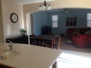 Roomy kitchen with all appliances. 