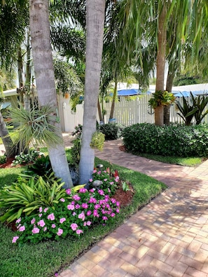 front of property